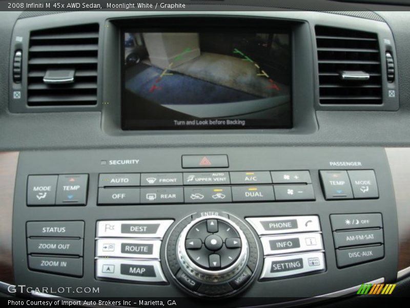 Controls of 2008 M 45x AWD Sedan