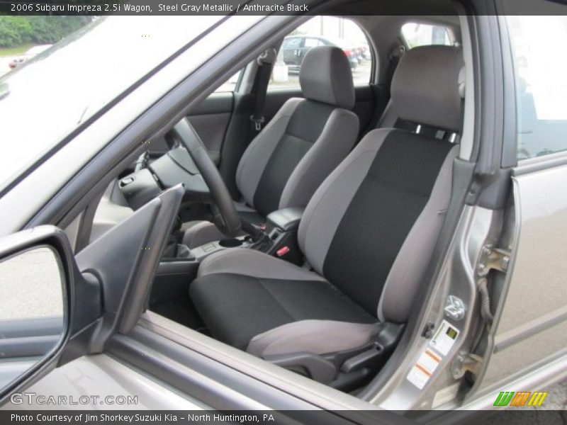 Steel Gray Metallic / Anthracite Black 2006 Subaru Impreza 2.5i Wagon