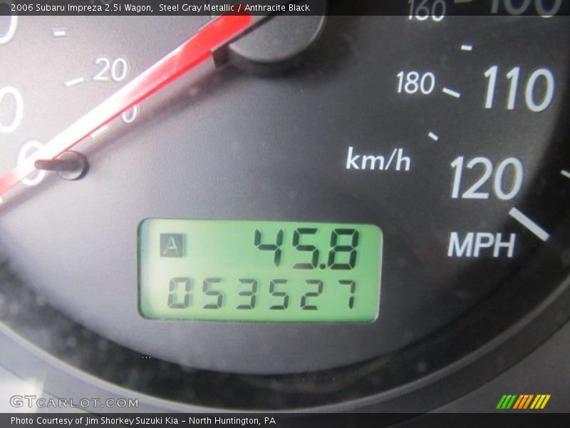 Steel Gray Metallic / Anthracite Black 2006 Subaru Impreza 2.5i Wagon