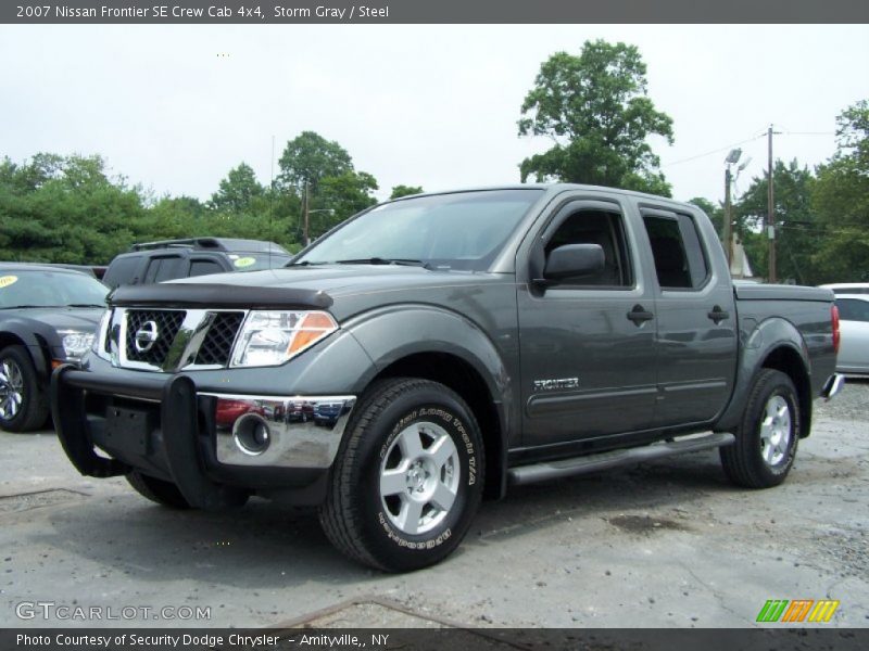 Storm Gray / Steel 2007 Nissan Frontier SE Crew Cab 4x4