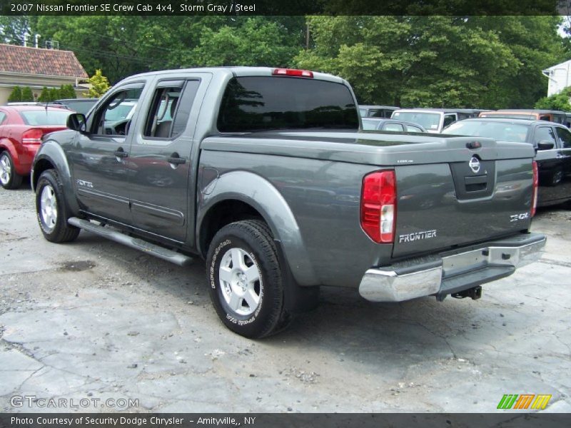 Storm Gray / Steel 2007 Nissan Frontier SE Crew Cab 4x4