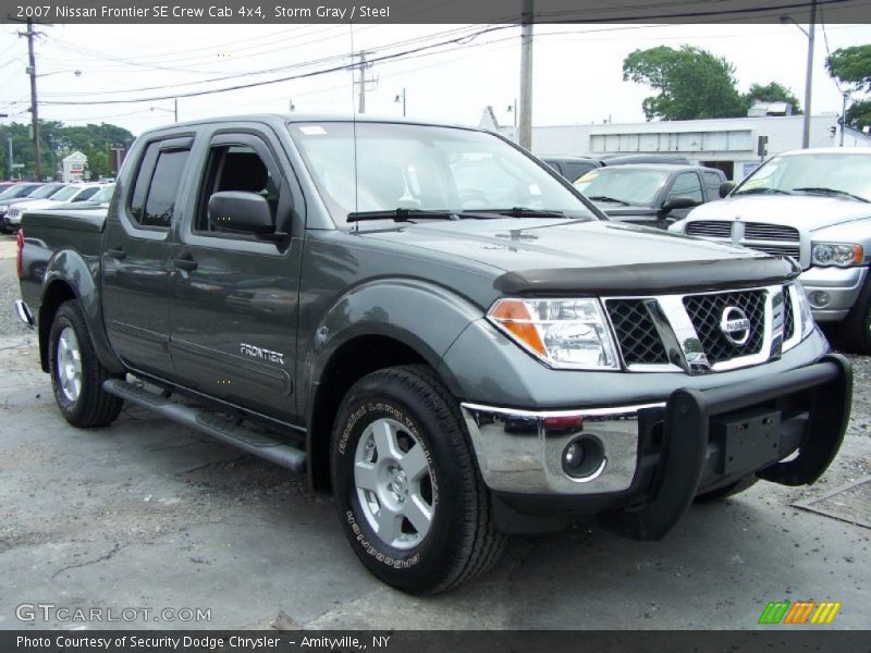 Storm Gray / Steel 2007 Nissan Frontier SE Crew Cab 4x4