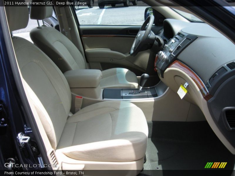 Deep Blue / Beige 2011 Hyundai Veracruz GLS
