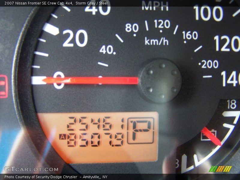 Storm Gray / Steel 2007 Nissan Frontier SE Crew Cab 4x4