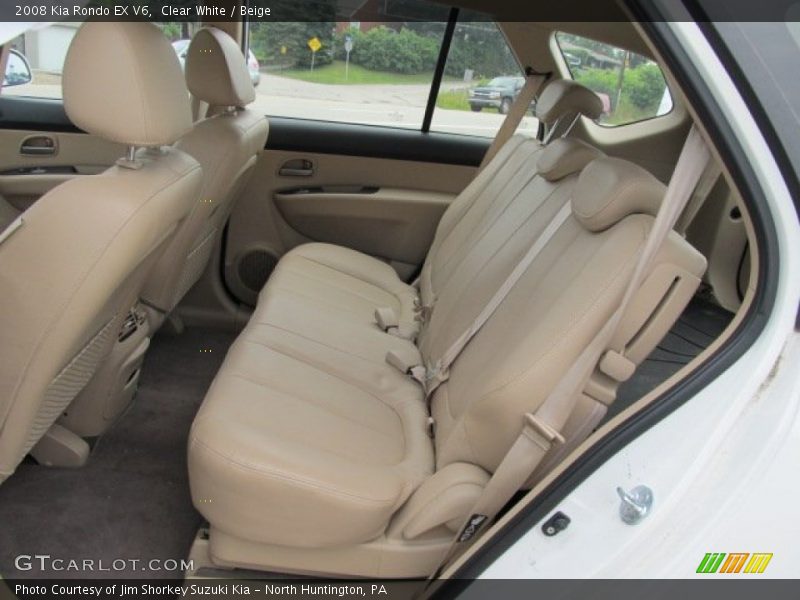 Clear White / Beige 2008 Kia Rondo EX V6