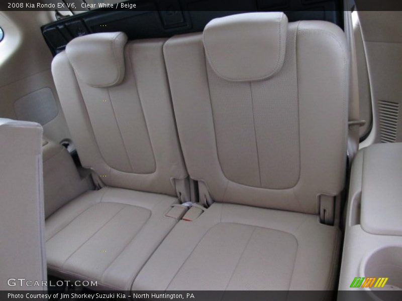Clear White / Beige 2008 Kia Rondo EX V6