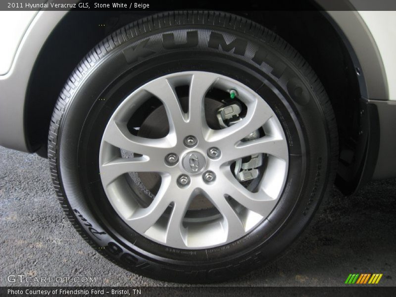 Stone White / Beige 2011 Hyundai Veracruz GLS