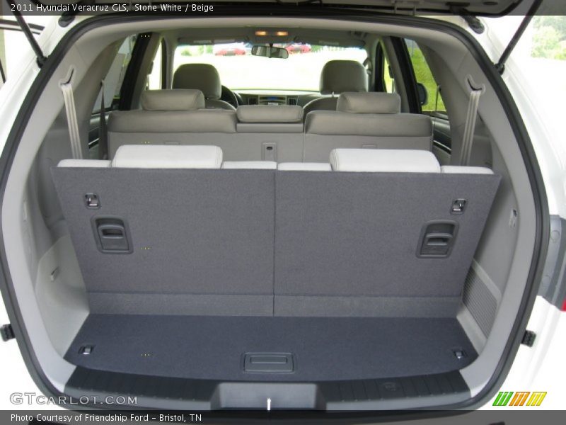 Stone White / Beige 2011 Hyundai Veracruz GLS
