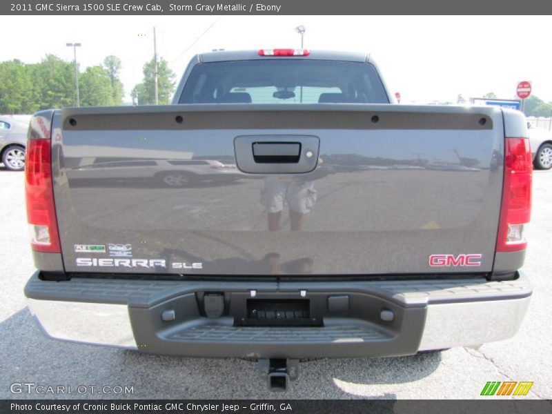 Storm Gray Metallic / Ebony 2011 GMC Sierra 1500 SLE Crew Cab