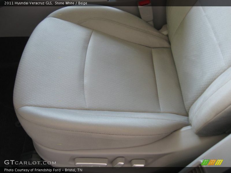 Stone White / Beige 2011 Hyundai Veracruz GLS