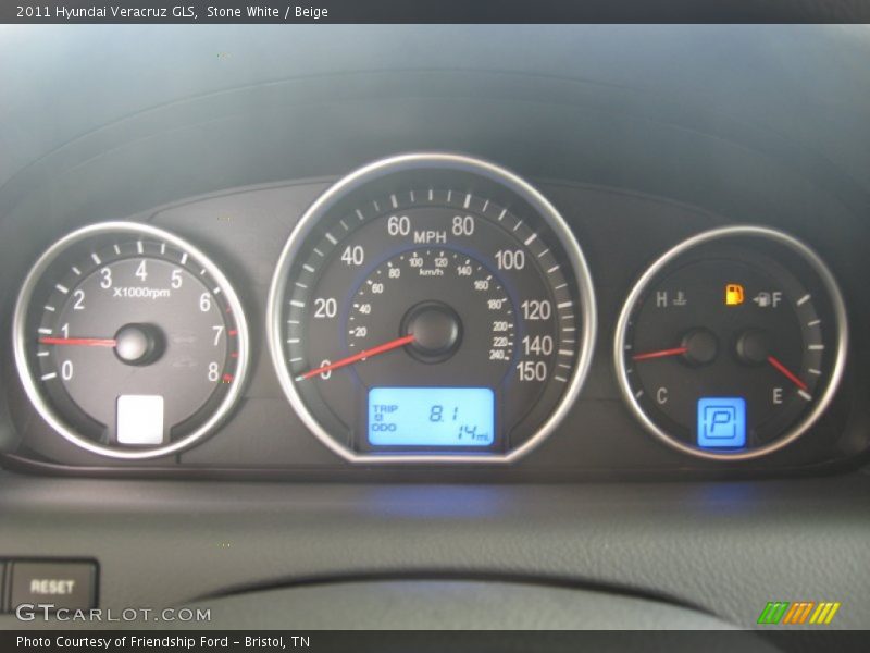 Stone White / Beige 2011 Hyundai Veracruz GLS