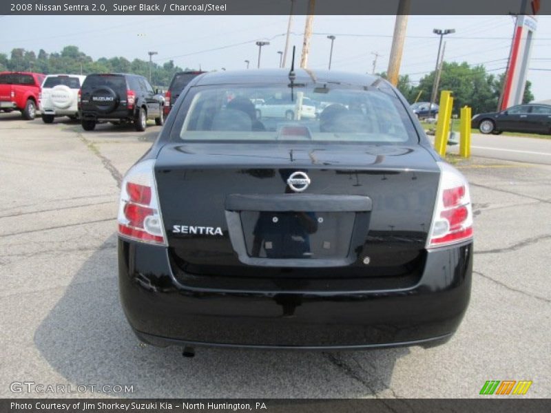 Super Black / Charcoal/Steel 2008 Nissan Sentra 2.0