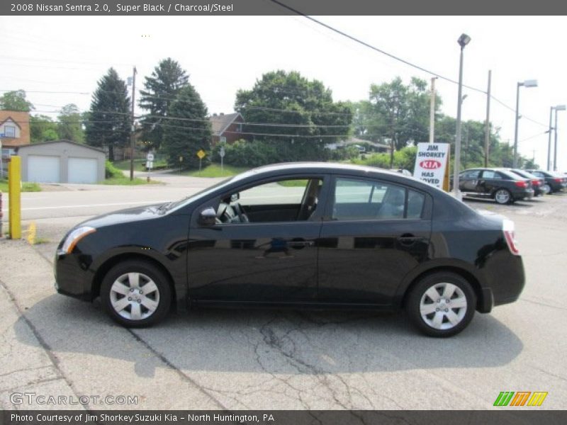 Super Black / Charcoal/Steel 2008 Nissan Sentra 2.0