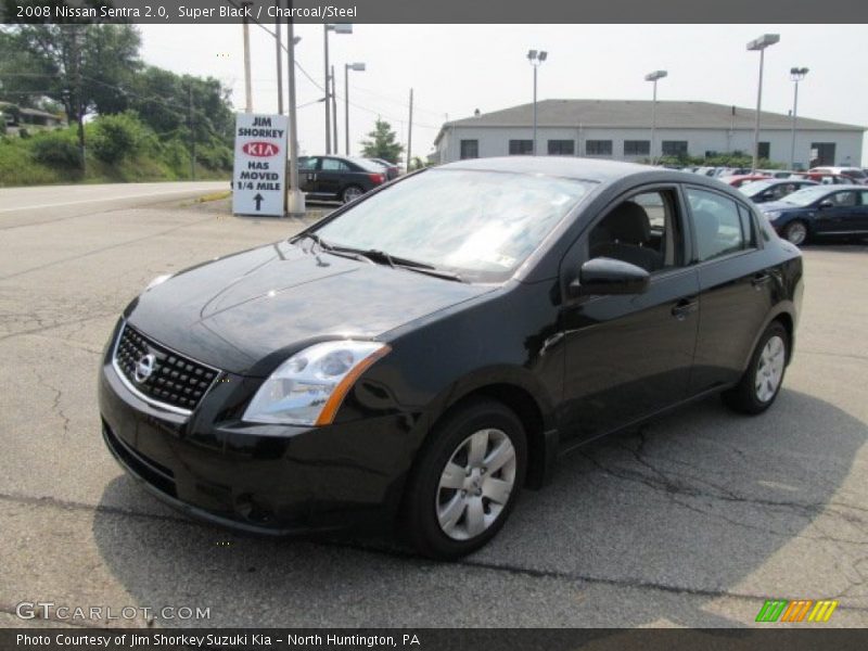 Super Black / Charcoal/Steel 2008 Nissan Sentra 2.0