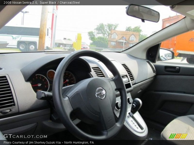 Super Black / Charcoal/Steel 2008 Nissan Sentra 2.0