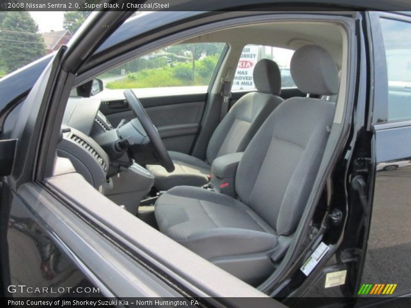 Super Black / Charcoal/Steel 2008 Nissan Sentra 2.0