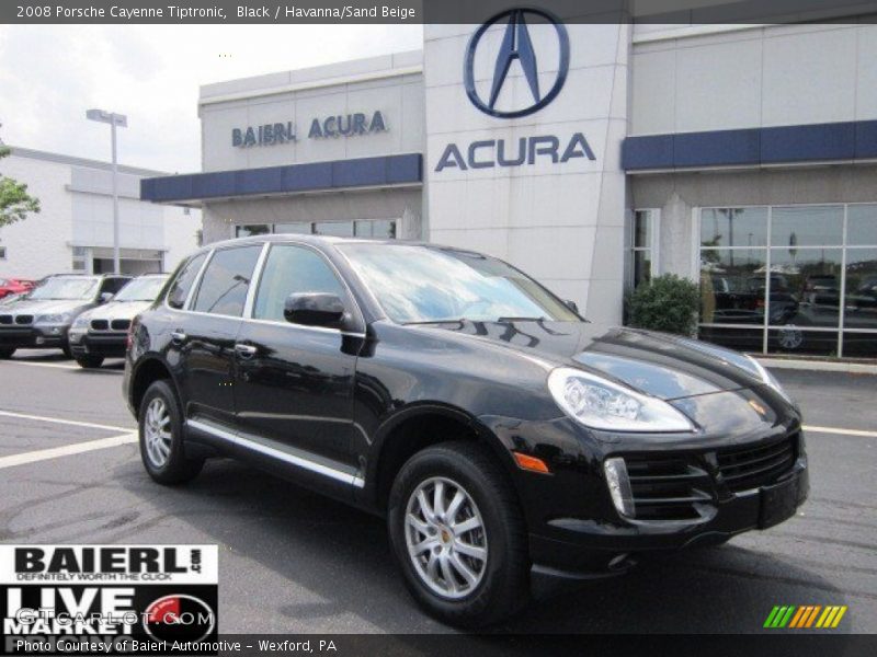 Black / Havanna/Sand Beige 2008 Porsche Cayenne Tiptronic