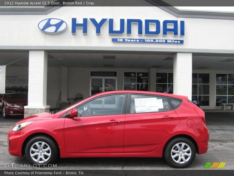  2012 Accent GS 5 Door Boston Red