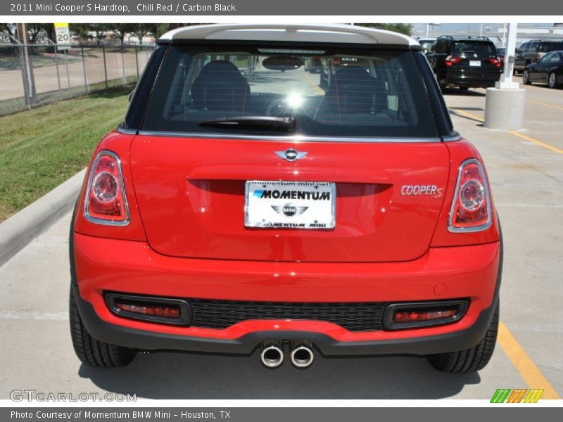 Chili Red / Carbon Black 2011 Mini Cooper S Hardtop