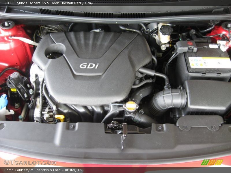  2012 Accent GS 5 Door Engine - 1.6 Liter GDI DOHC 16-Valve D-CVVT 4 Cylinder