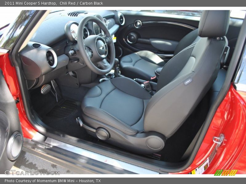 Chili Red / Carbon Black 2011 Mini Cooper S Hardtop