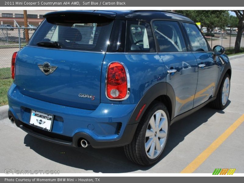 Surf Blue / Carbon Black 2011 Mini Cooper S Countryman All4 AWD