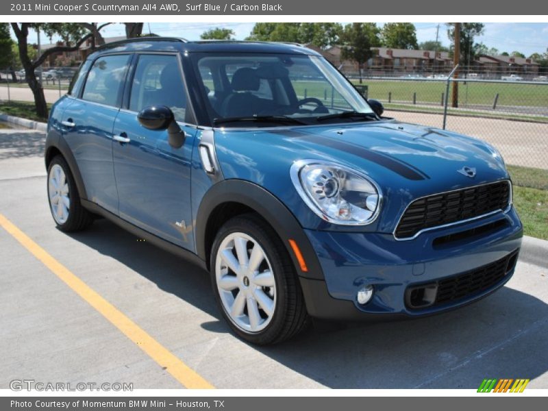 Surf Blue / Carbon Black 2011 Mini Cooper S Countryman All4 AWD