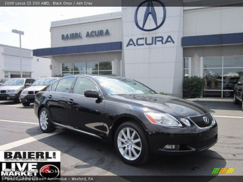 Black Onyx / Ash Gray 2006 Lexus GS 300 AWD