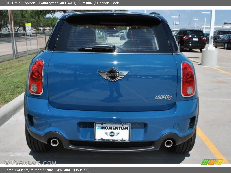 Surf Blue / Carbon Black 2011 Mini Cooper S Countryman All4 AWD