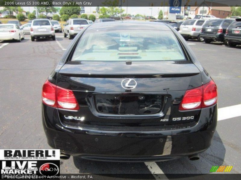 Black Onyx / Ash Gray 2006 Lexus GS 300 AWD