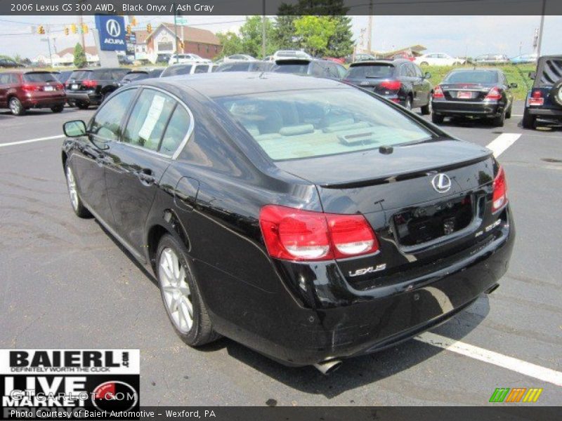 Black Onyx / Ash Gray 2006 Lexus GS 300 AWD
