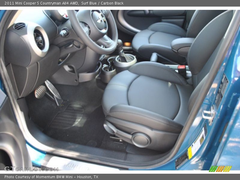  2011 Cooper S Countryman All4 AWD Carbon Black Interior