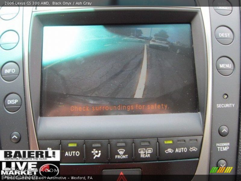 Black Onyx / Ash Gray 2006 Lexus GS 300 AWD