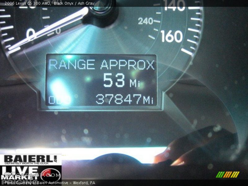 Black Onyx / Ash Gray 2006 Lexus GS 300 AWD