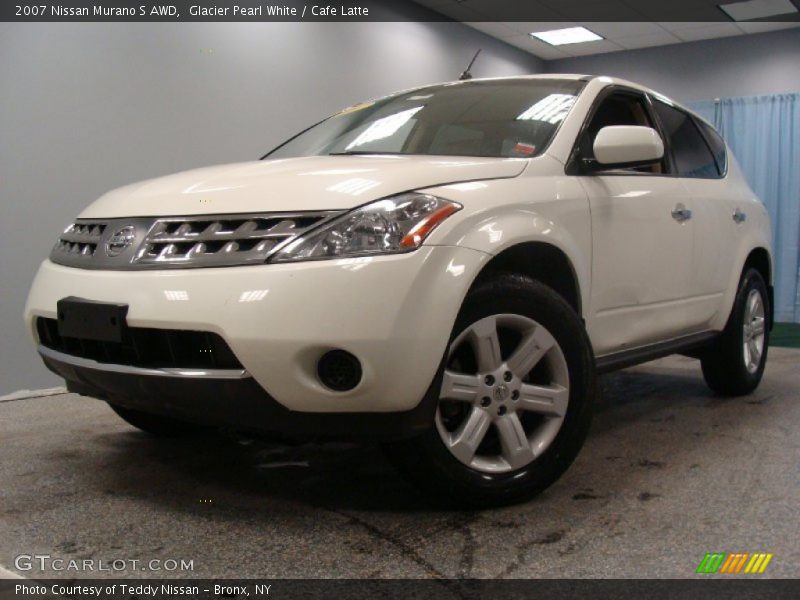 Glacier Pearl White / Cafe Latte 2007 Nissan Murano S AWD