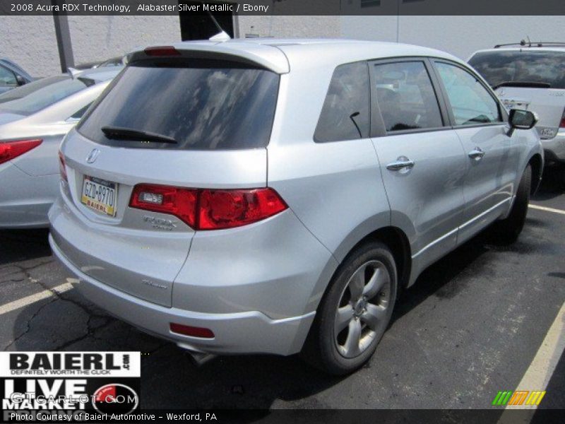 Alabaster Silver Metallic / Ebony 2008 Acura RDX Technology