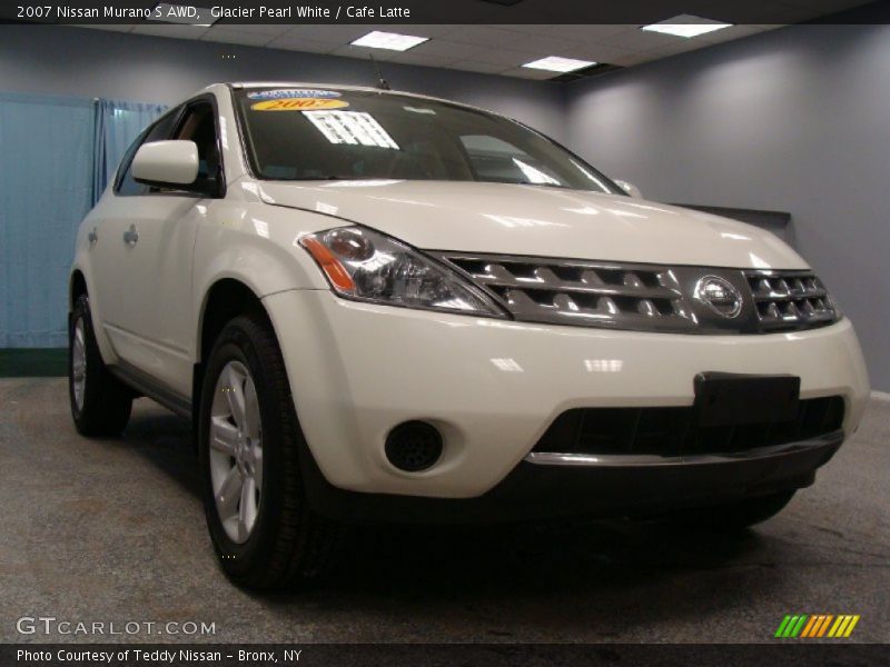 Glacier Pearl White / Cafe Latte 2007 Nissan Murano S AWD