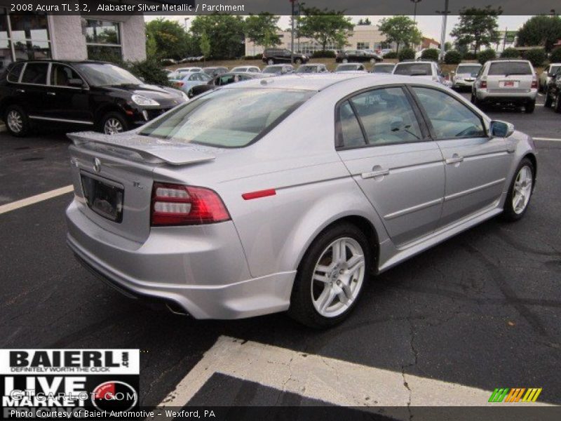 Alabaster Silver Metallic / Parchment 2008 Acura TL 3.2