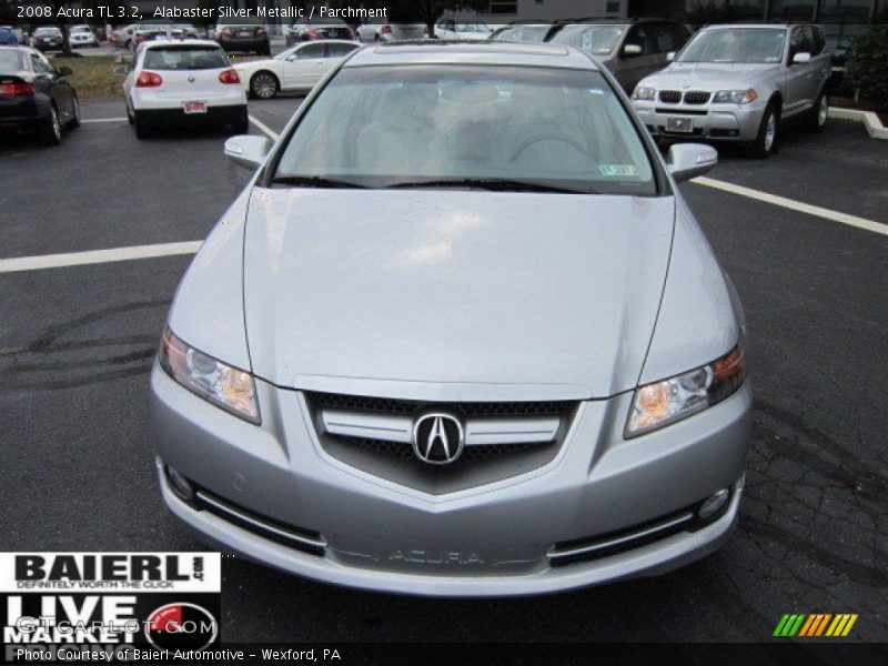 Alabaster Silver Metallic / Parchment 2008 Acura TL 3.2