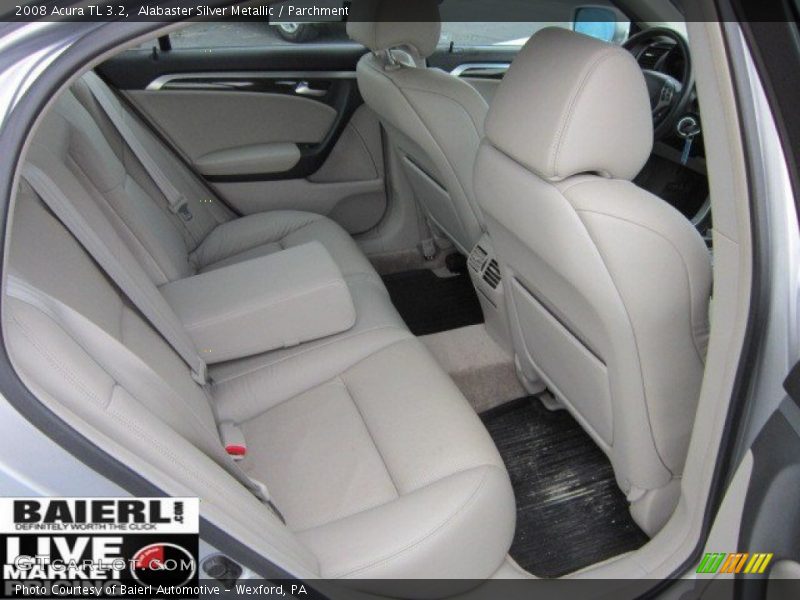 Alabaster Silver Metallic / Parchment 2008 Acura TL 3.2
