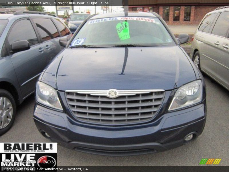 Midnight Blue Pearl / Light Taupe 2005 Chrysler Pacifica AWD