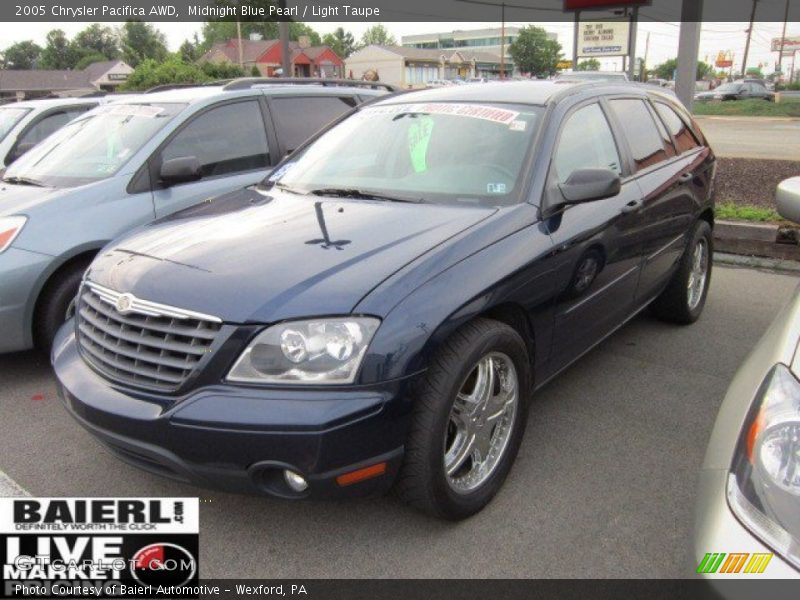 Midnight Blue Pearl / Light Taupe 2005 Chrysler Pacifica AWD