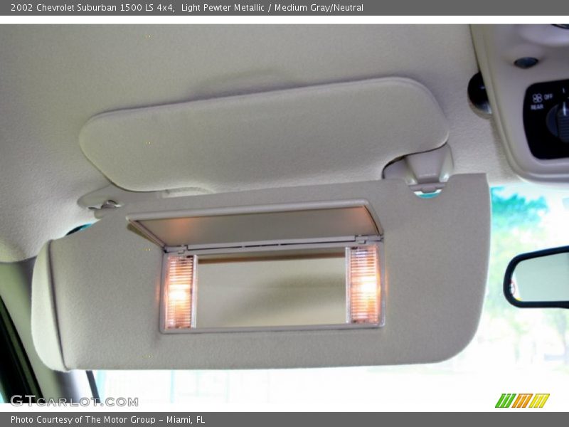 Light Pewter Metallic / Medium Gray/Neutral 2002 Chevrolet Suburban 1500 LS 4x4