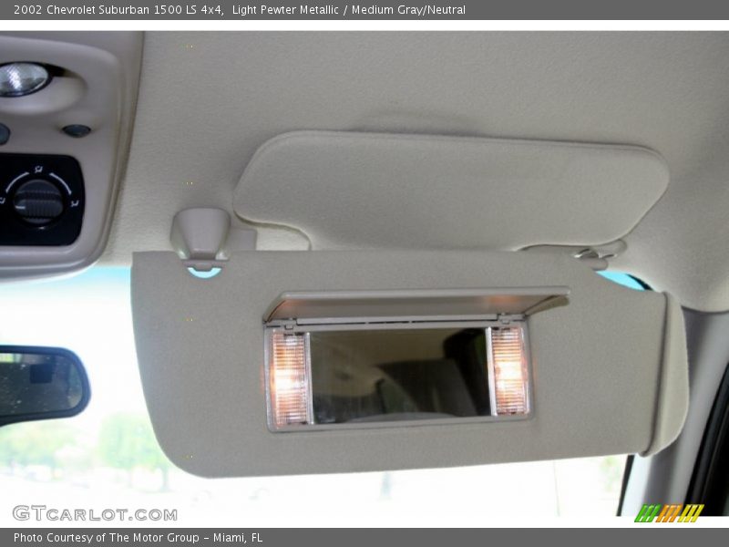 Light Pewter Metallic / Medium Gray/Neutral 2002 Chevrolet Suburban 1500 LS 4x4