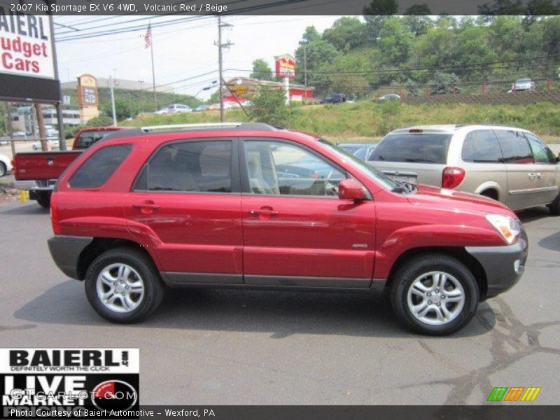 Volcanic Red / Beige 2007 Kia Sportage EX V6 4WD
