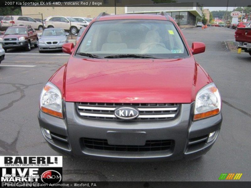 Volcanic Red / Beige 2007 Kia Sportage EX V6 4WD