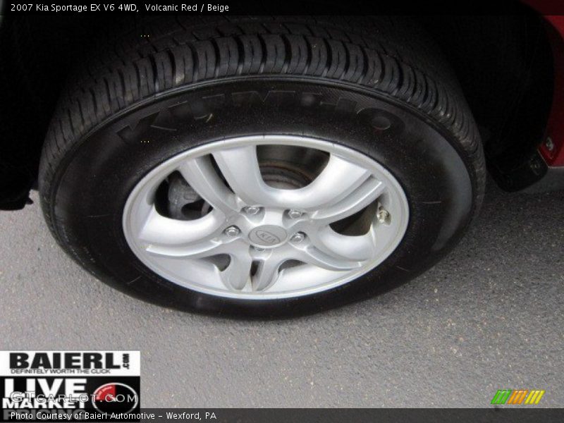 Volcanic Red / Beige 2007 Kia Sportage EX V6 4WD