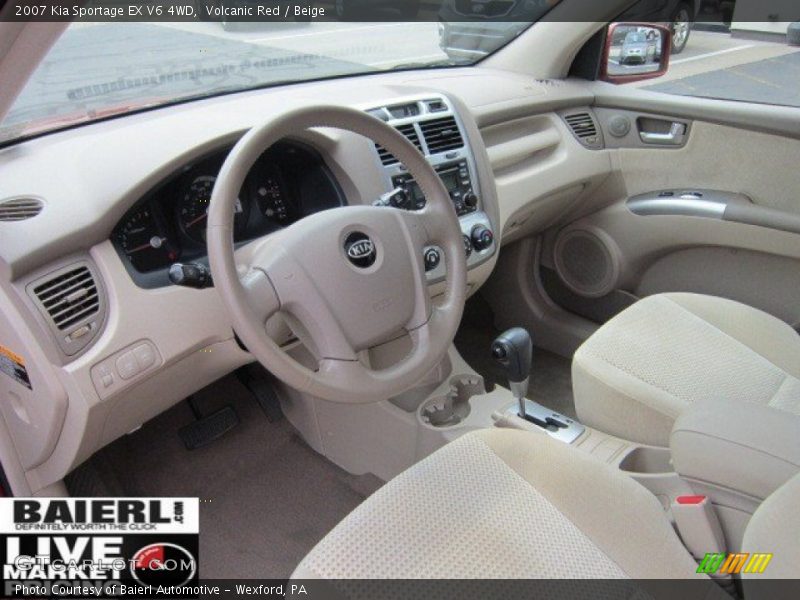 Volcanic Red / Beige 2007 Kia Sportage EX V6 4WD