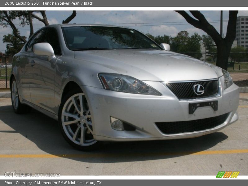 Tungsten Silver Pearl / Black 2008 Lexus IS 250