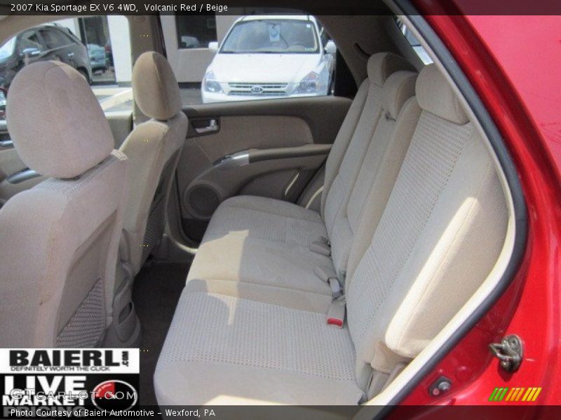 Volcanic Red / Beige 2007 Kia Sportage EX V6 4WD
